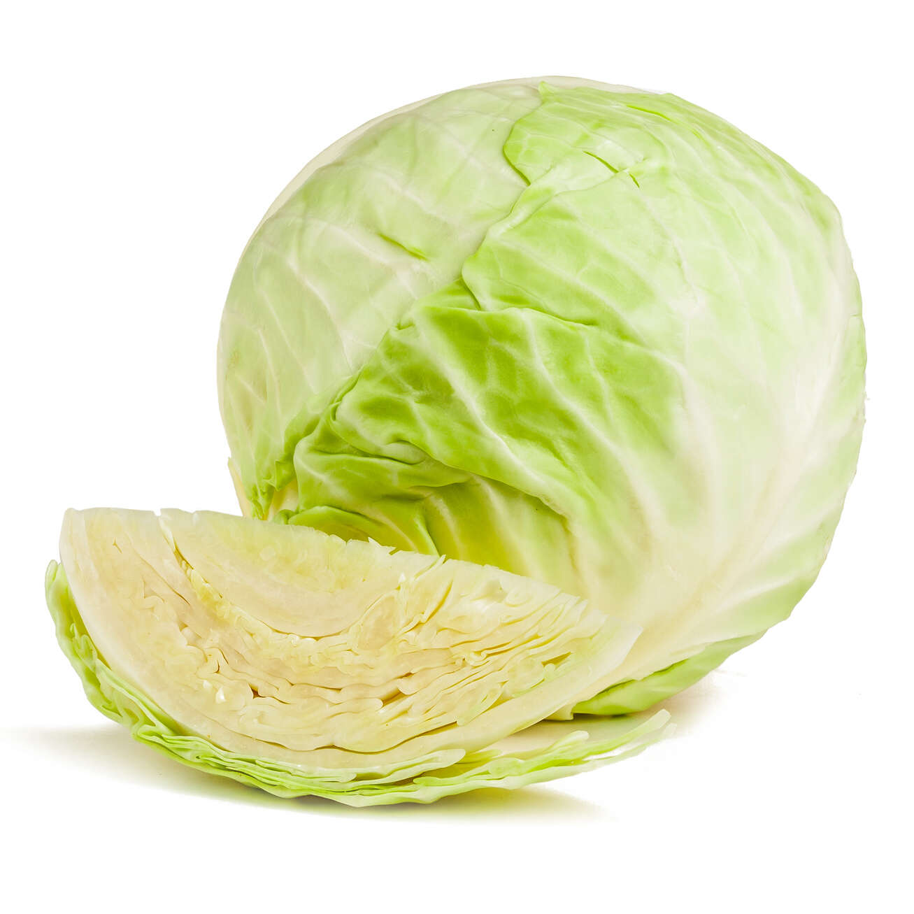 cabbage isolated on white background