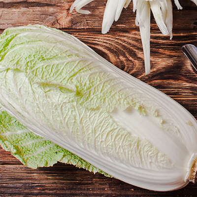 Chinese cabbage The pe-tsai carved, art of thailand