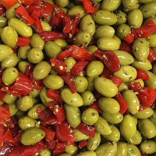 Olives pimentées